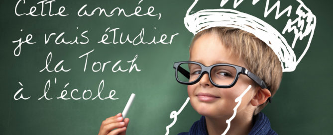 Etudier la Thora à l'école